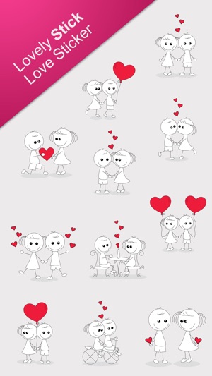 Love Couple Stickers for iMessage(圖2)-速報App