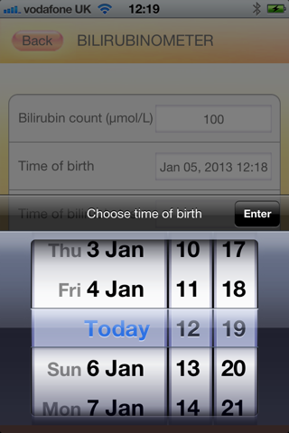BilirubinoMeter screenshot 3
