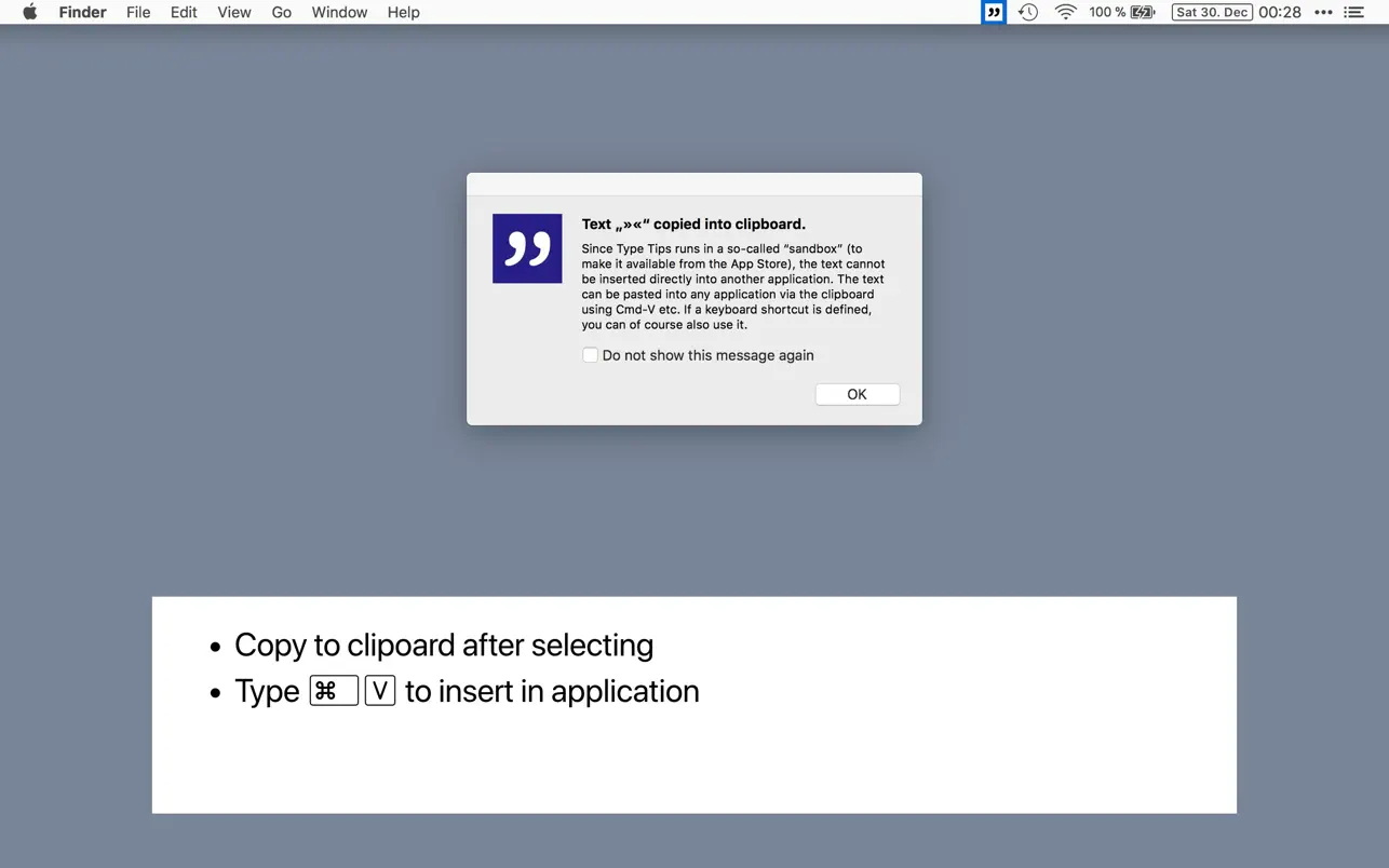 #4. Type Tips (macOS) Podle: Ivo Wessel