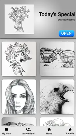 Game screenshot Pencil Drawing Art Ideas mod apk