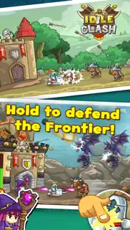 idle clash - frontier defender iphone screenshot 2