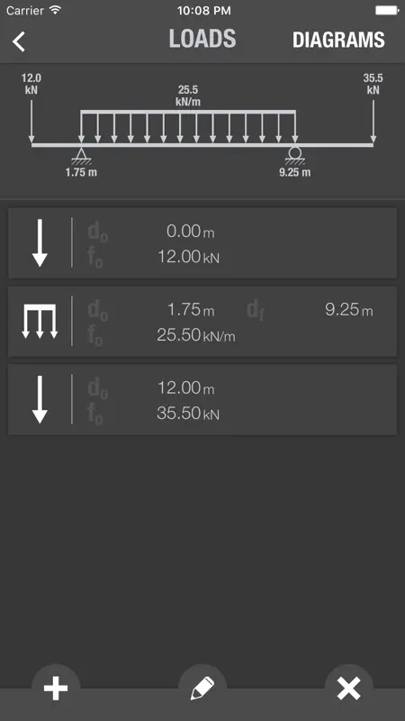 Shear & Moment Diagrams screenshot 2 of 5