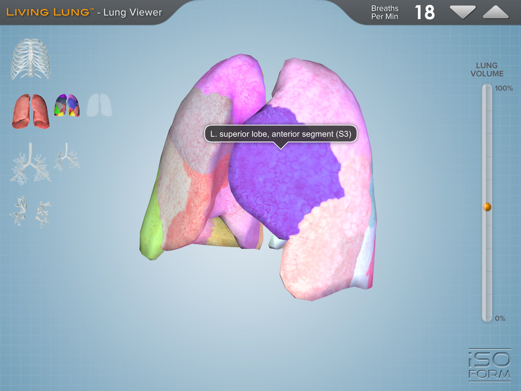 Living Lung™ - Lung Viewer screenshot 3