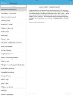 Eponyms (for students) screenshot 5