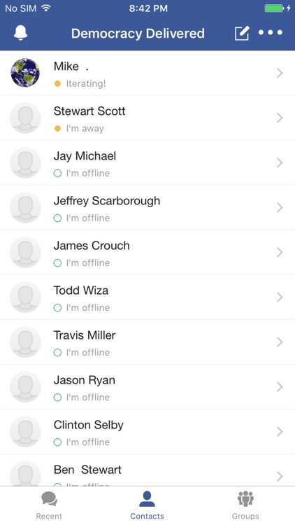 Democracy Delivered Chat