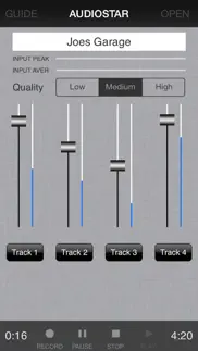 audiostar multitrack mixer iphone screenshot 2