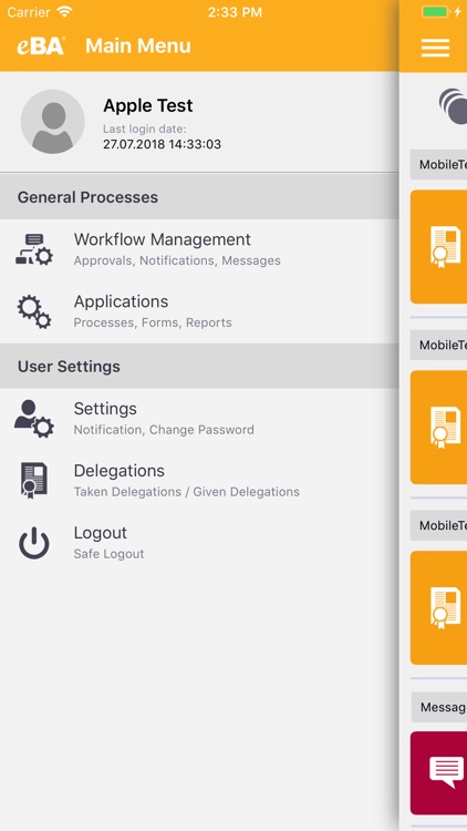 eBA Mobile - Bimser Çözüm screenshot-3