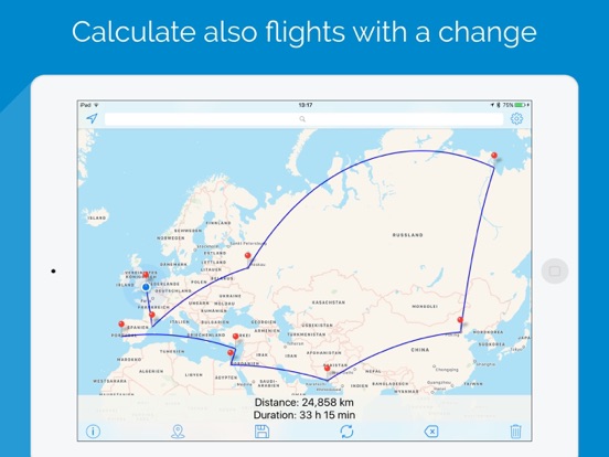 Screenshot #3 for Flight Distance Calculator