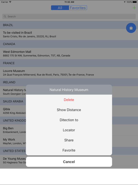 Screenshot #5 pour My Places App