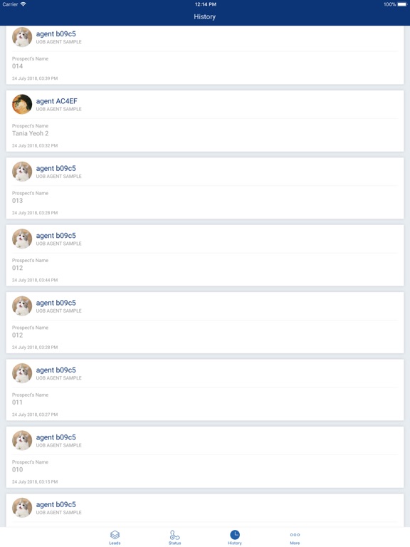 App screenshot