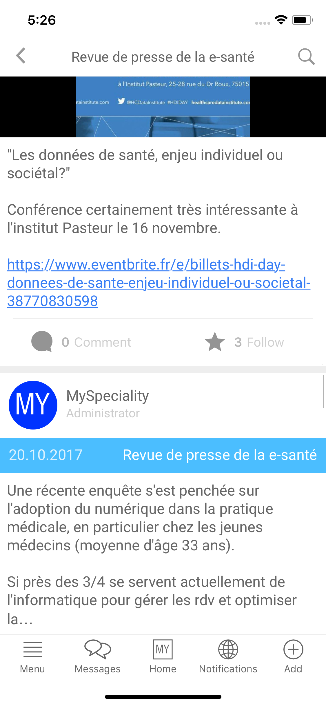 MySpeciality screenshot 4