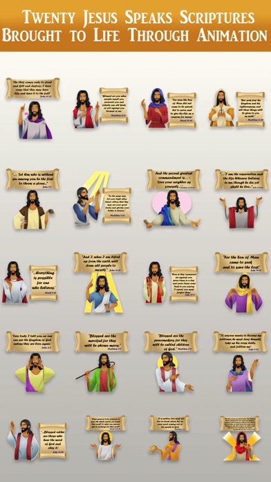 Jesus Speaks Scripture Emoji's screenshot 3