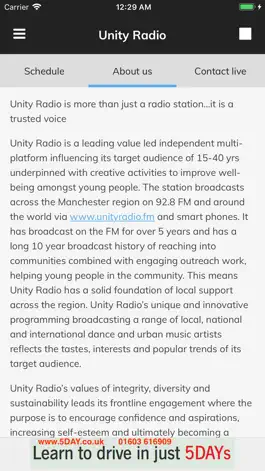 Game screenshot Unity Radio apk