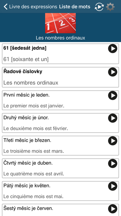 Screenshot #2 pour Apprendre le tchèque