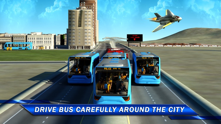 Prisoner Transport Bus Sim 3D screenshot-3