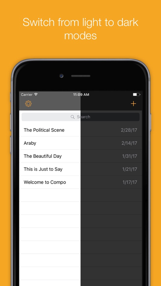 #2. Compo — A Writing App (iOS) 由: Motileware