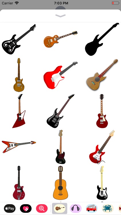 Groovy Guitar Stickers screenshot-6