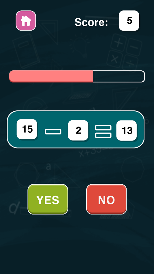 #2. Math Challenge Quiz - Math Trivia (iOS) Podle: Muhammad Taqweem Sultan