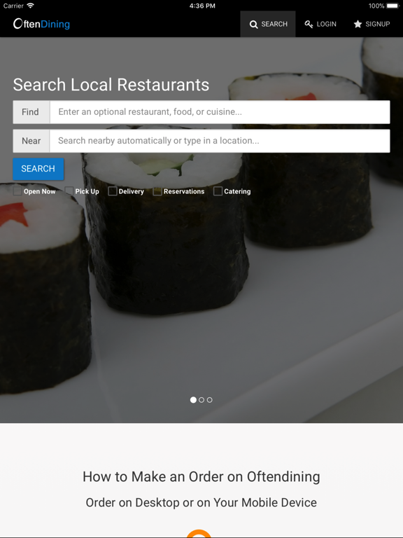 Screenshot #4 pour Often Dining