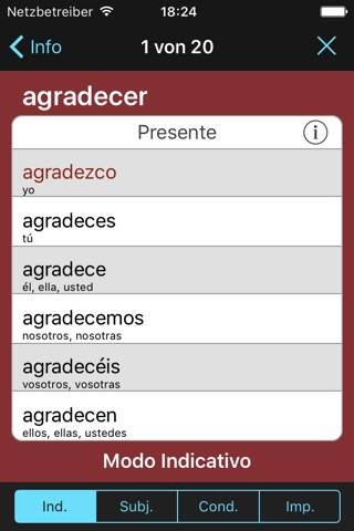 VerbForms Español screenshot 4