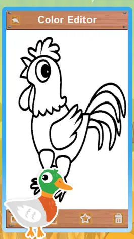 Game screenshot Cute Farm with Animals Coloring Pages hack