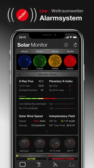 Screenshot von Solar Monitor 3 auf dem iPhone 1