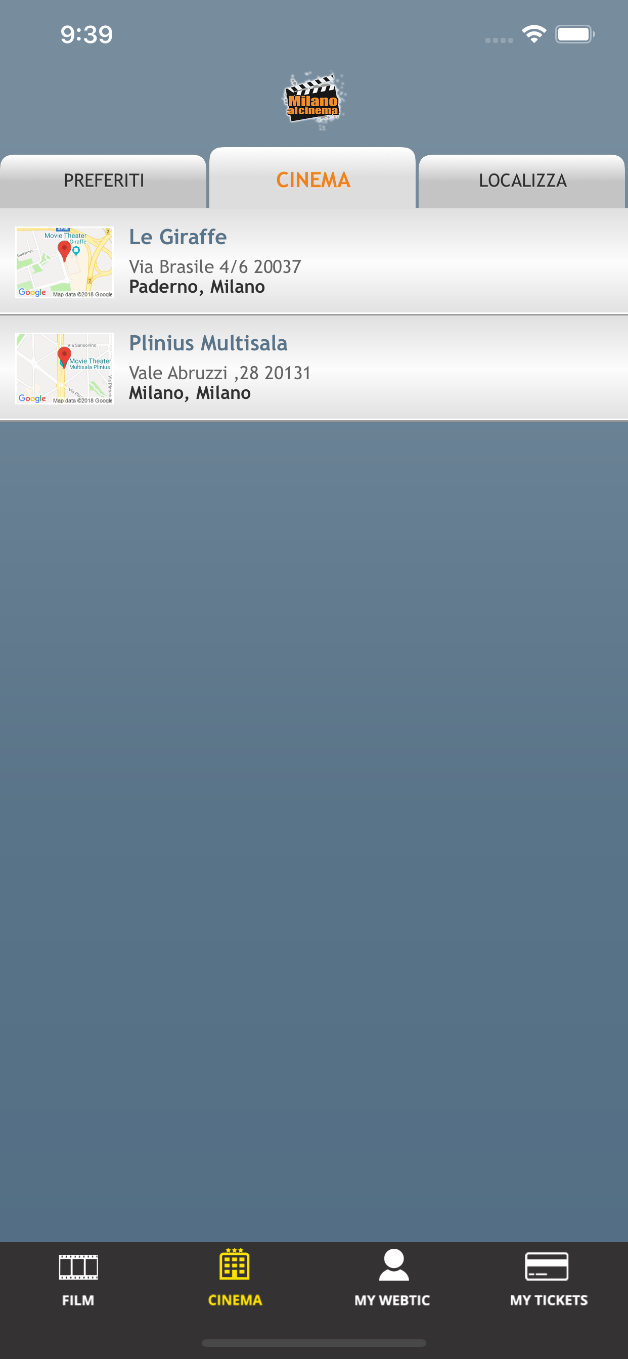 Webtic Milano Al Cinema