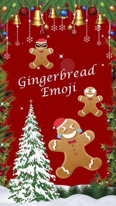 Christmas Gingerbread Emoji screenshot 2