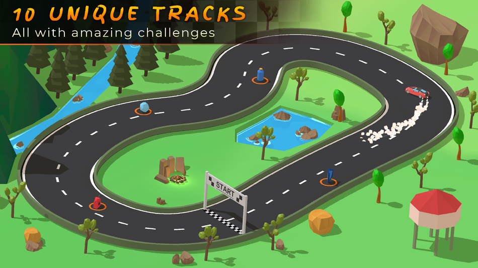 #2. Drift Madness (iOS) 由: KobGames Studios