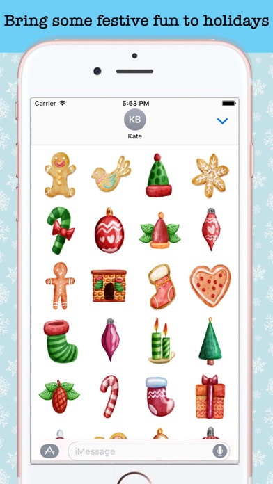 How to cancel & delete Watercolor Christmas Stickers from iphone & ipad 3