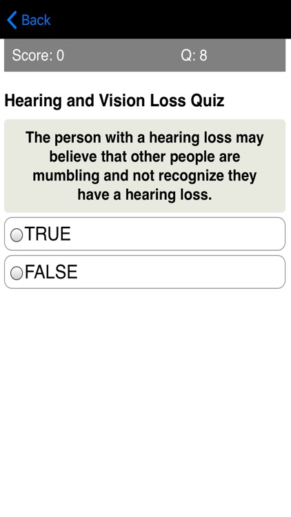 Learning Senior Care Quiz