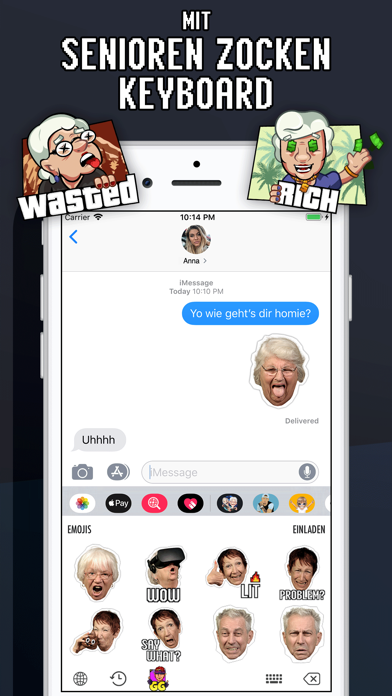 Screenshot #3 pour Senioren Zocken Emojis App