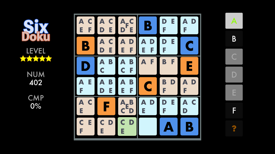 #6. Sixdoku (iOS) 由: Alexia Bono Vilar