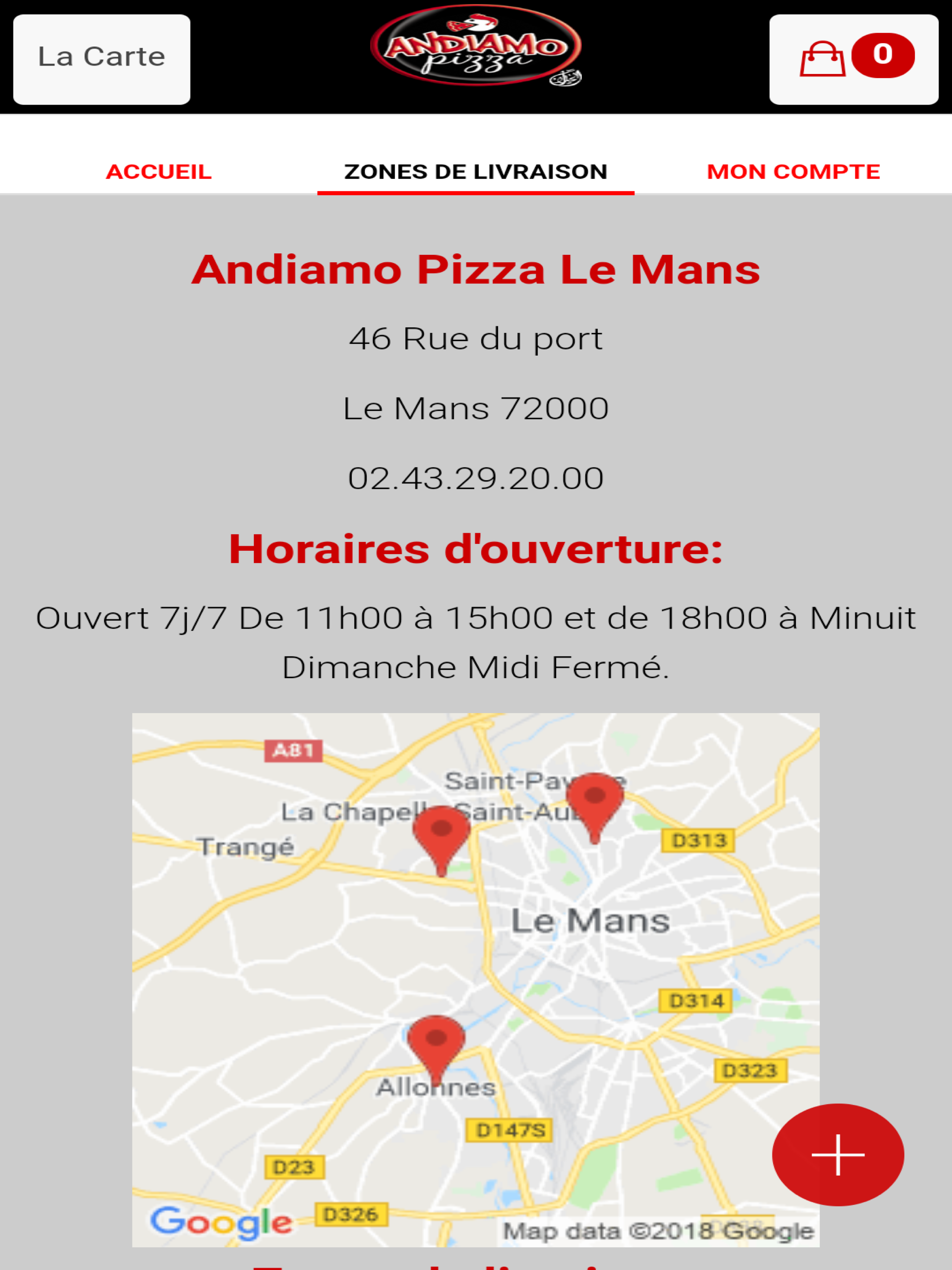 Andiamo Pizza Le Mans screenshot 9