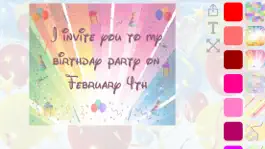 Game screenshot Create birthday invitation mod apk