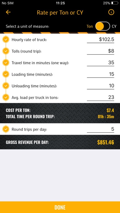 Dump Truck Math