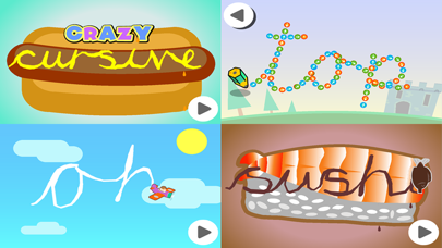 Crazy Cursive Letters Screenshot