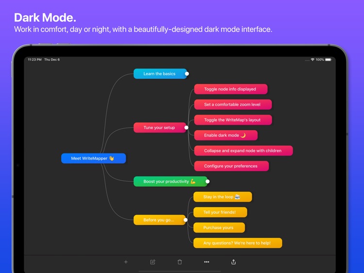 WriteMapper 2: Mind Map (iPad) screenshot-7