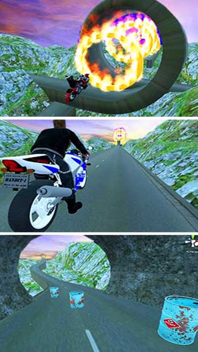 Racing On Bike 3D screenshot 2