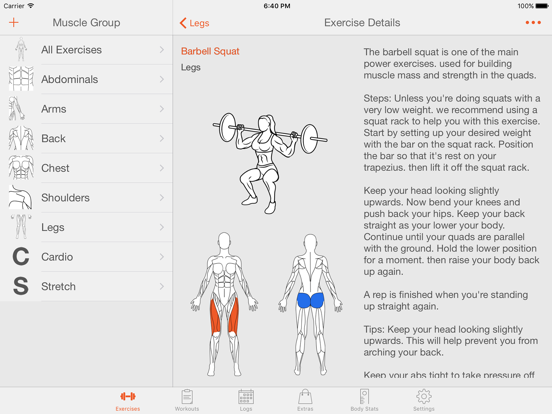 Fitness Point Pro Female iPad app afbeelding 1