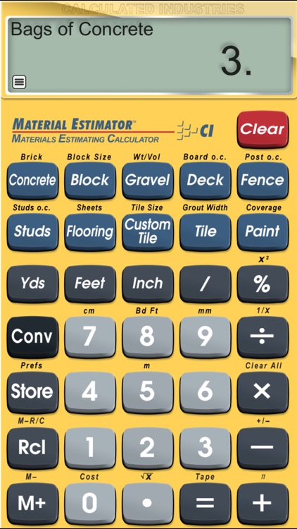 Material Estimator