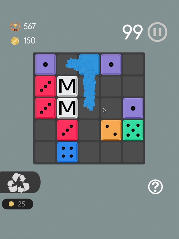 Screenshot #5 pour Merging Dice - Hearts