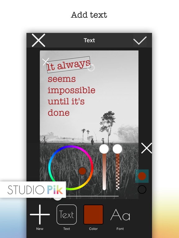 Screenshot #6 pour Studio Pik - éditeur de photos