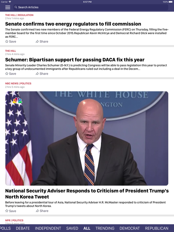 Screenshot #4 pour US politics nows.