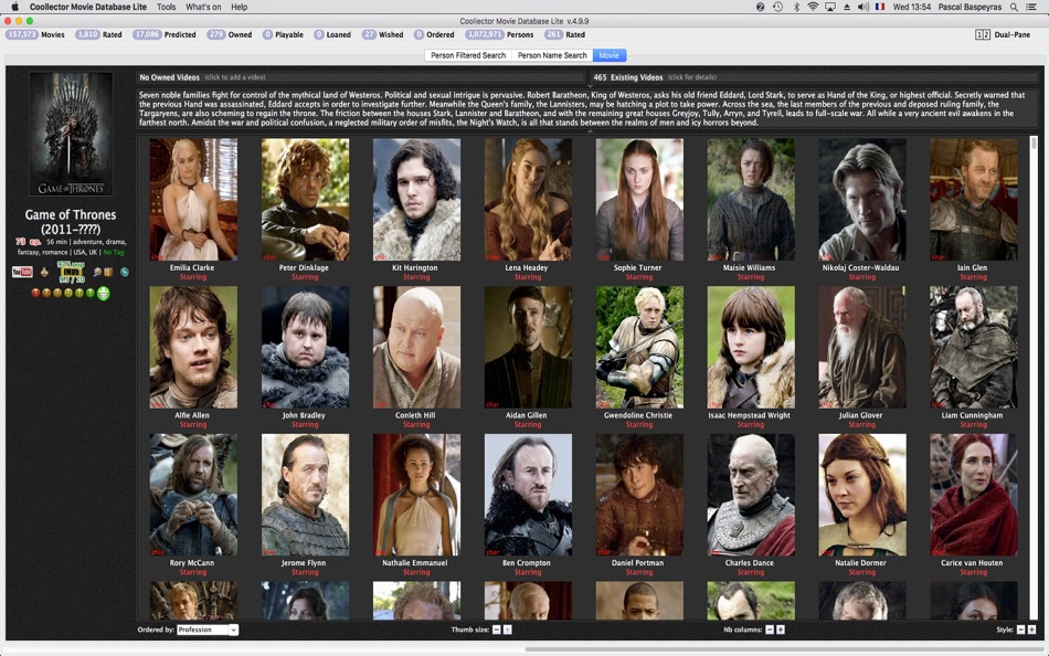 #1. Coollector Movie Database Lite (macOS) 由: Coollector