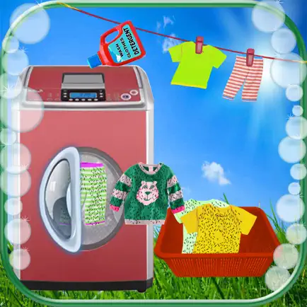 Kids Washing Laundry Clothes Cheats