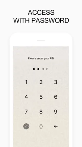 Game screenshot Fingerprint Lock Hide Message apk