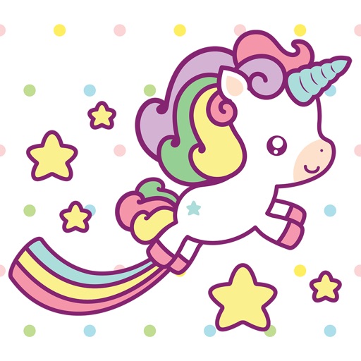 Cute Unicorn Stickers by Scott Gresham