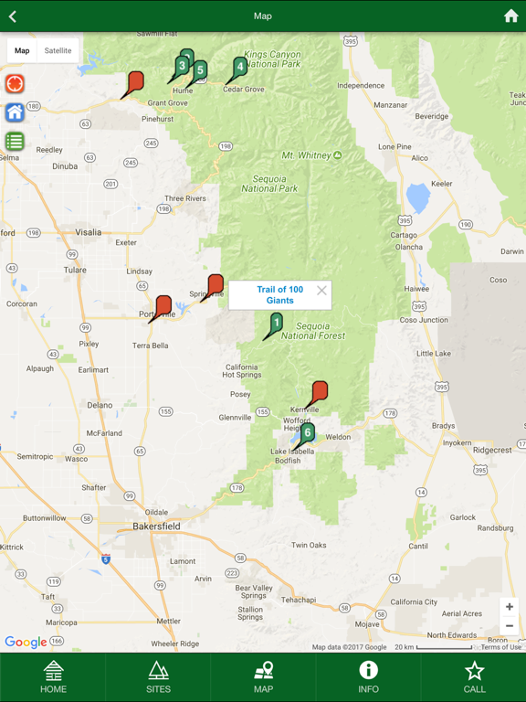 Screenshot #6 pour USFS: Sequoia National Forest