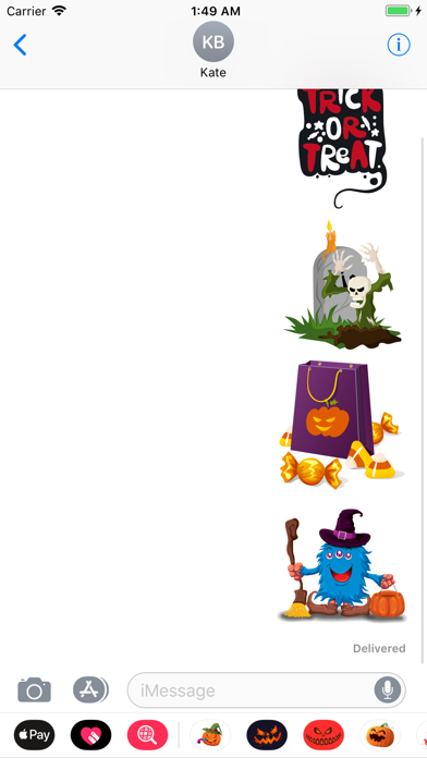 Happy Halloween Sticker Boo screenshot 3